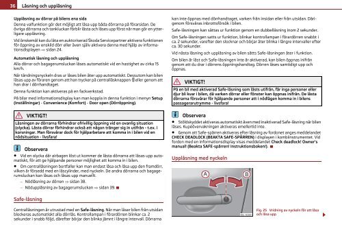 ŠKODA Yeti INSTRUKTIONSBOK - Media Portal - Škoda Auto