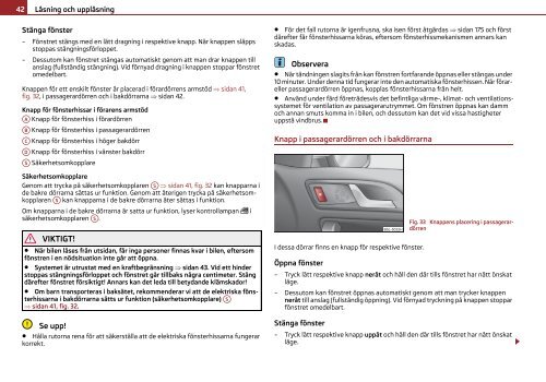 ŠKODA Yeti INSTRUKTIONSBOK - Media Portal - Škoda Auto