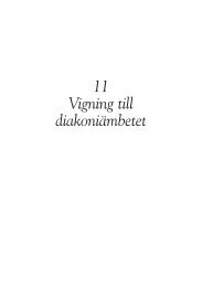 11 Vigning till diakoniämbetet