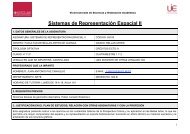 Guía Sistemas RepresentaciónII 09-10 JPC - Facultad de Bellas Artes