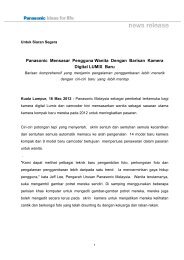 Panasonic Mensasar Pengguna Wanita Dengan Barisan Kamera ...