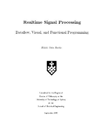 Realtime Signal Processing - Ptolemy Project