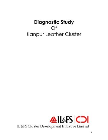 Kanpur Leather Cluster CONTENTS - GANGAPEDIA