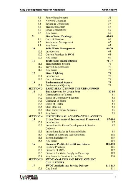 Contents - GANGAPEDIA