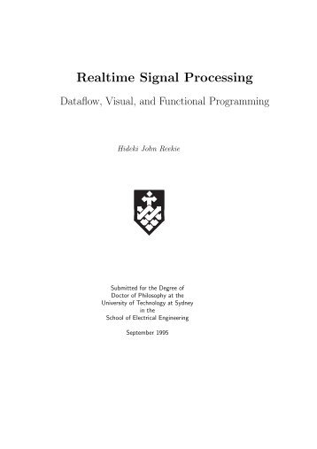 Realtime Signal Processing - Ptolemy Project
