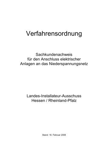 Verfahrensordnung Sachk 16_2_08 H_RP - und Informationstechnik ...