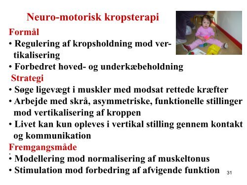 Pia Svendsens slides fra foredraget - Danske Fysioterapeuter