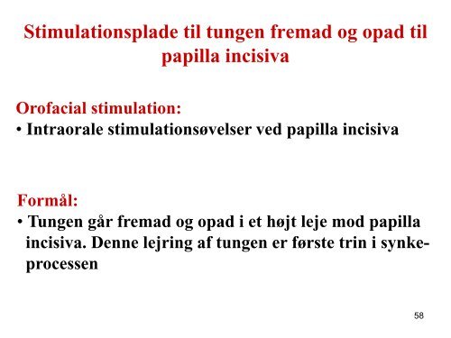 Pia Svendsens slides fra foredraget - Danske Fysioterapeuter