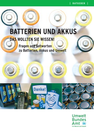 Batterien und Akkus