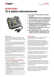 DLRO10HD 10 A digital mikroohmmeter