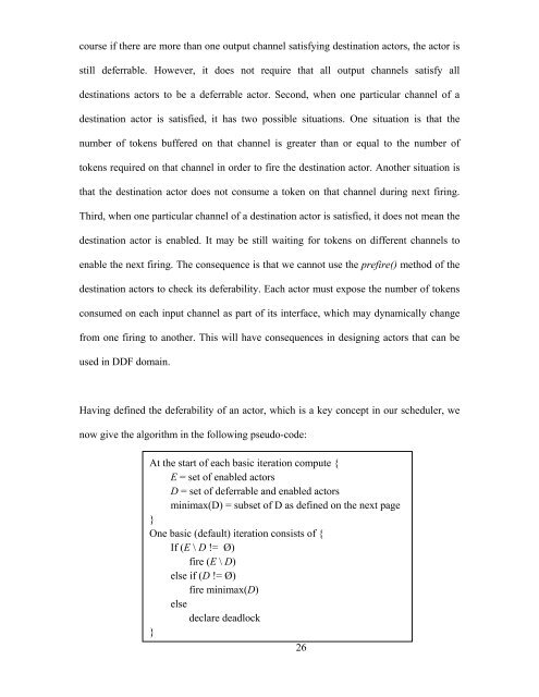 Dynamic Dataflow Modeling in Ptolemy II - Ptolemy Project ...