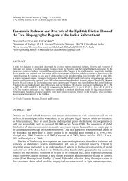 Taxonomic Richness and Diversity of the Epilithic ... - GANGAPEDIA