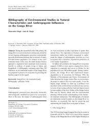 Bibliography of Environmental Studies in Natural Characteristics ...