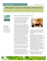 Making Better Choices for Healthier Environments - International ...