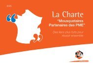 Charte Mousquetaires, Partenaires des PME - Social Media Release
