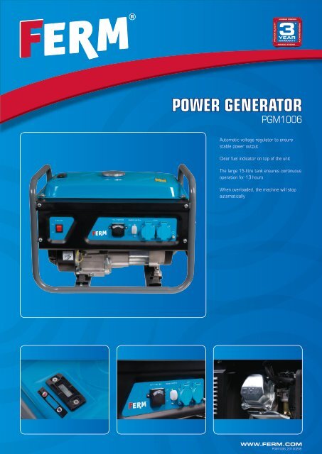 POWER GENERATOR - FERM.com