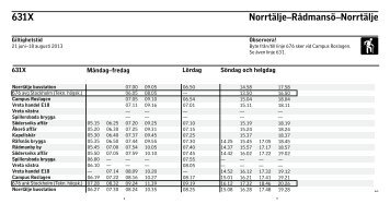 631X Norrtälje–Rådmansö–Norrtälje - SL