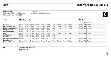 469 Finnberget–Nacka sjukhus - SL