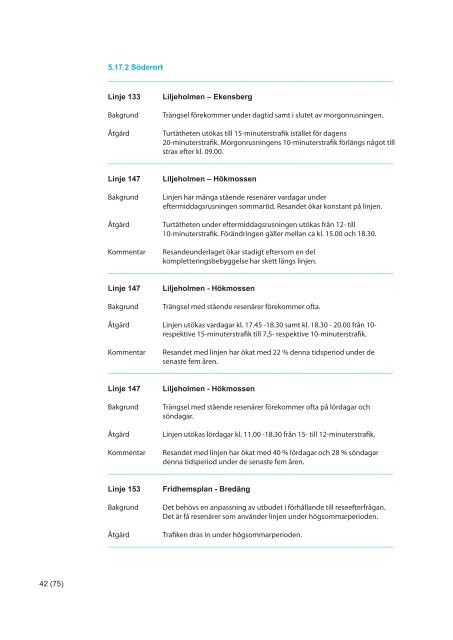 Genomgång av planerade trafikförändringar 2011 - SL