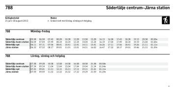 788 Södertälje centrum–Järna station - SL