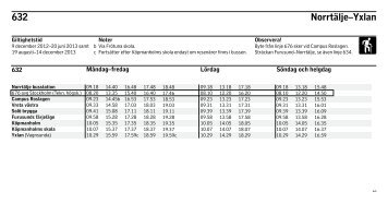 632 Norrtälje–Yxlan - SL