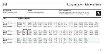 Spånga station–Solna centrum 512 - SL