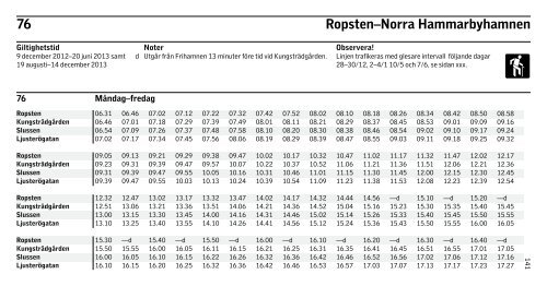 76 Ropsten–Norra Hammarbyhamnen - SL