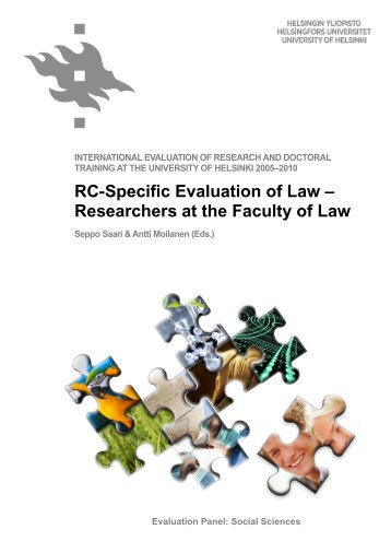 RC-Specific Evaluation of - Helda - Helsinki.fi