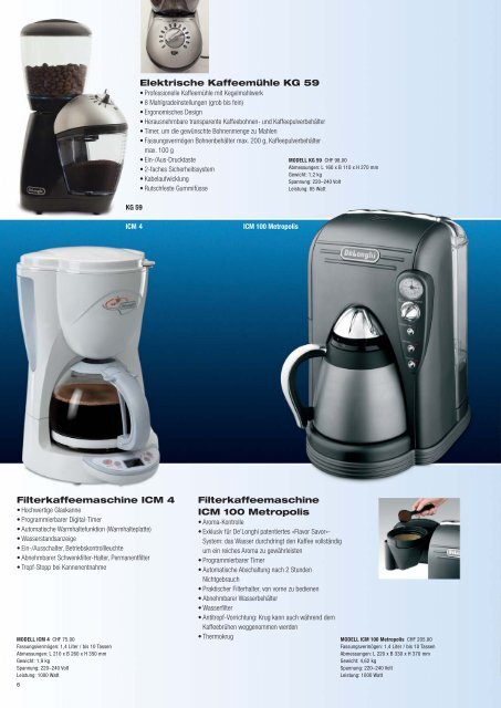 Programm 2007 - KENWOOD SWISS AG