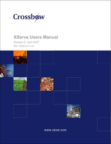 XServe Users Manual - Crossbow Technology