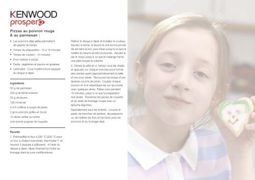 Recettes Pdf Kenwood Swiss Ag