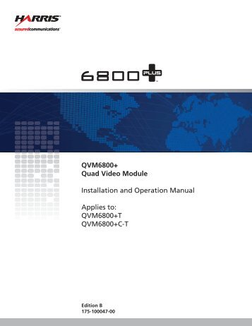 Installation and Operation Manual Applies to - Biznine.com