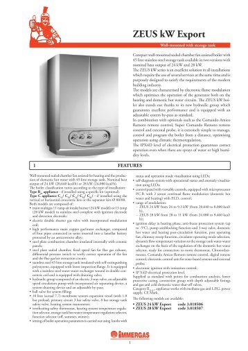 Consultancy manual (PDF) - Immergas