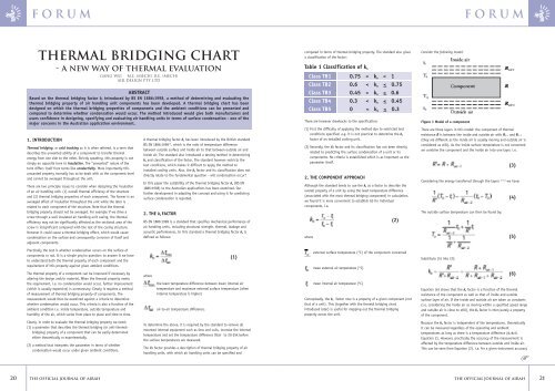 Thermal Bridging Chart - Australian Institute of Refrigeration Air ...