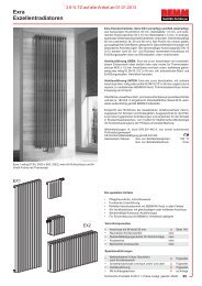 Exra Lamellenradiatoren - BEMM