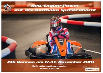 24h New-Engine-Power auf der Kartbahn Spreitenbach