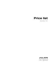 Julien 2013 Price List - RKB provides superior customer service for ...