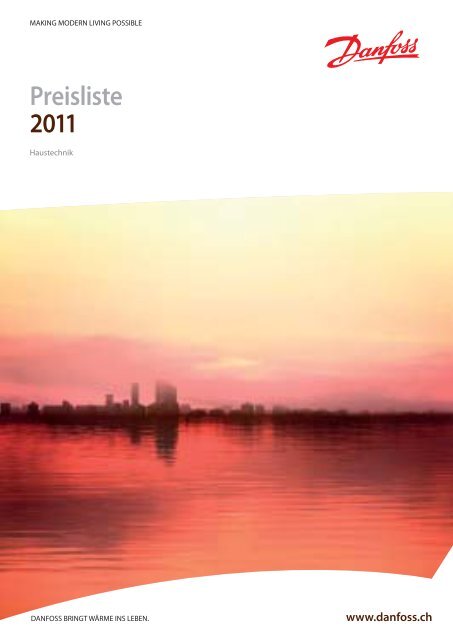 Preisliste 2011 - Danfoss