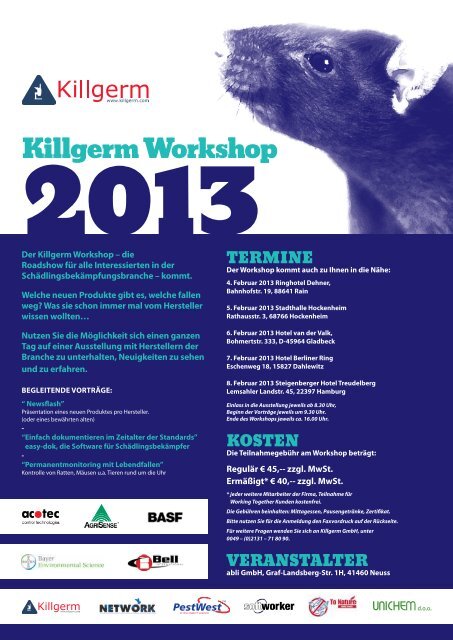 Killgerm Workshop