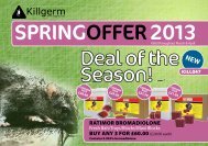 SPRINGOFFER 2013 Deal of the Season! - Killgerm Chemicals Ltd