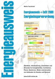 Energieausweis + EnEV 2009 - neue ... - Alpstar Project