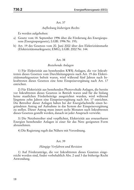 Liechtensteinisches Landesgesetzblatt - Alpstar Project