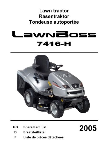 LAWN BOSS 7416-H