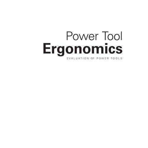 Ergonomics - Atlas Copco