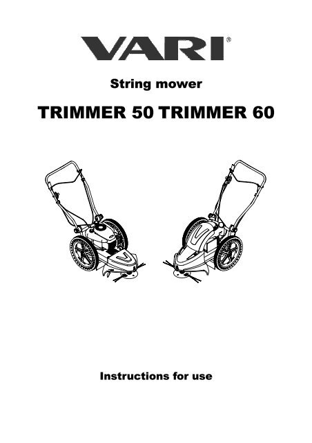 TRIMMER 50 TRIMMER 60