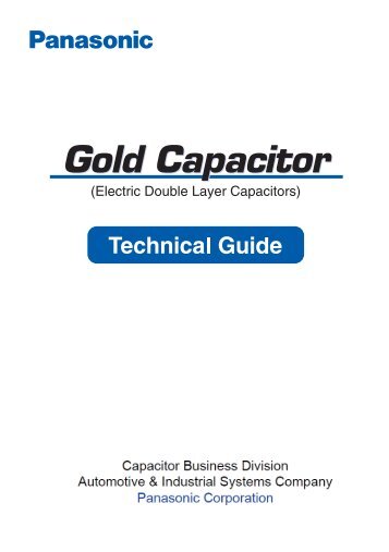 2. Principles and Features of Gold Capacitors - Panasonic
