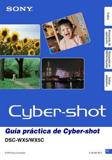 Guía práctica de Cyber-shot - Sony