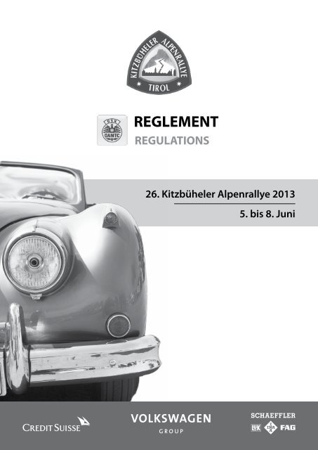 komplette Reglement 2013 zum Download! - Kitzbüheler Alpenrallye