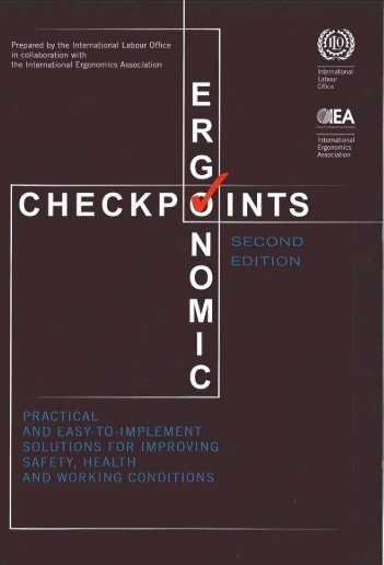 Ergonomic checkpoints - International Labour Organization
