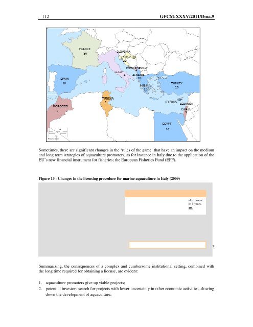 Site selection and carrying capacity in Mediterranean ... - FAO Sipam